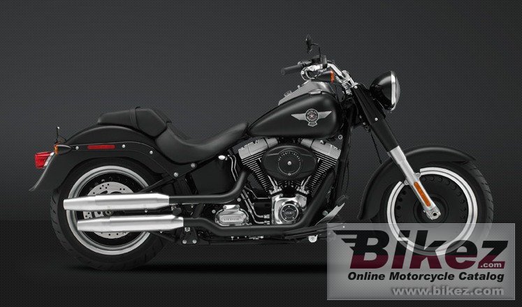 Big Harley-Davidson softail fat boy special picture and wallpaper from Bikez.com